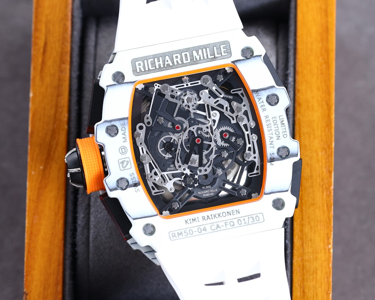 Richard Mille RM 50-04 Tourbillon Split-Seconds Chronograph Kimi Raikkonen - Replica Factory