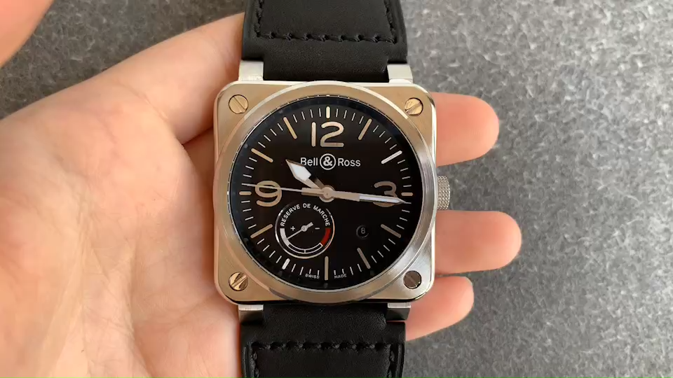 Bell & Ross INSTRUMENTS series BR0397-BL-SISCA2 Black - Replica Factory