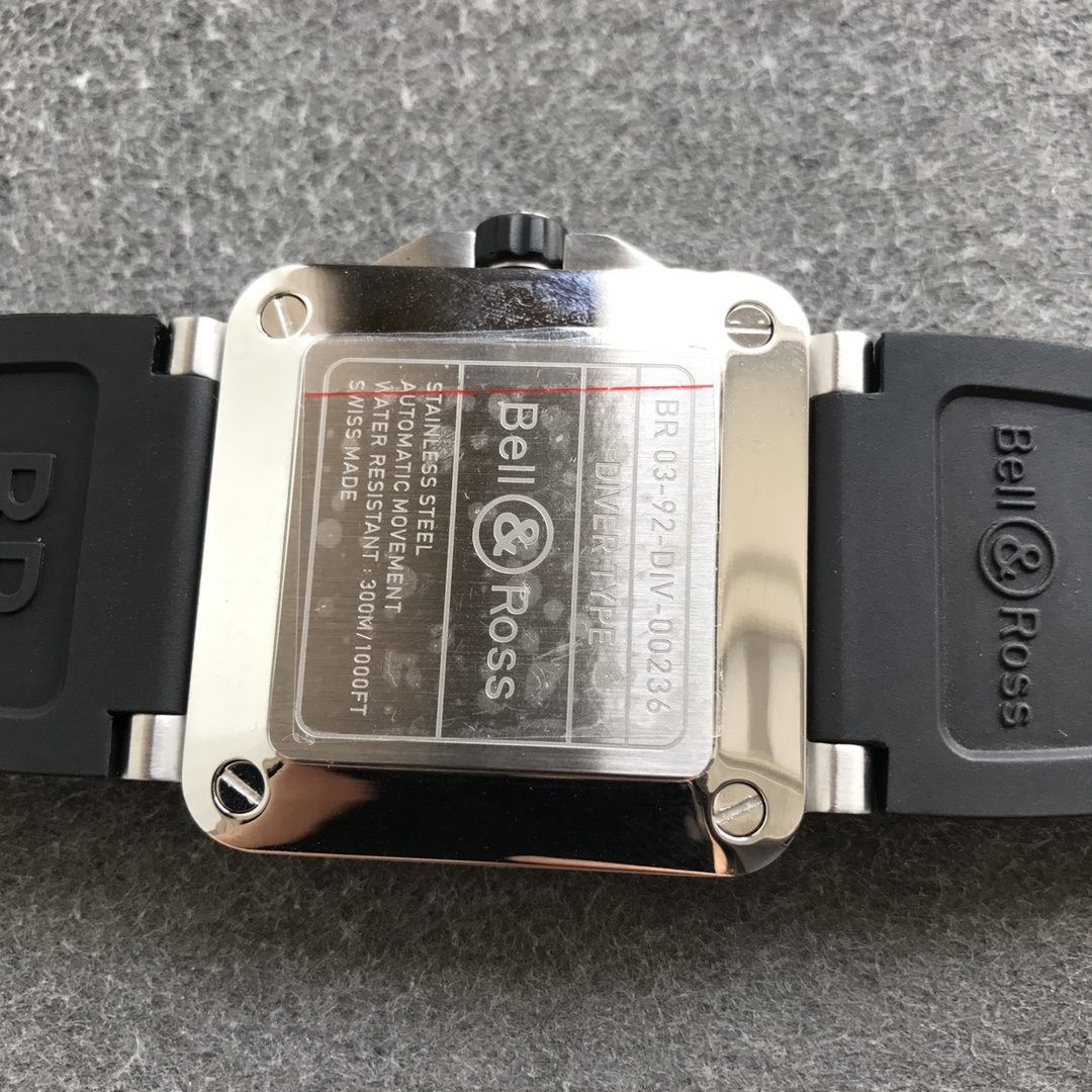 Bell Ross BR 03 92-D-BL-ST/SRB Black Dial - Replica Factory