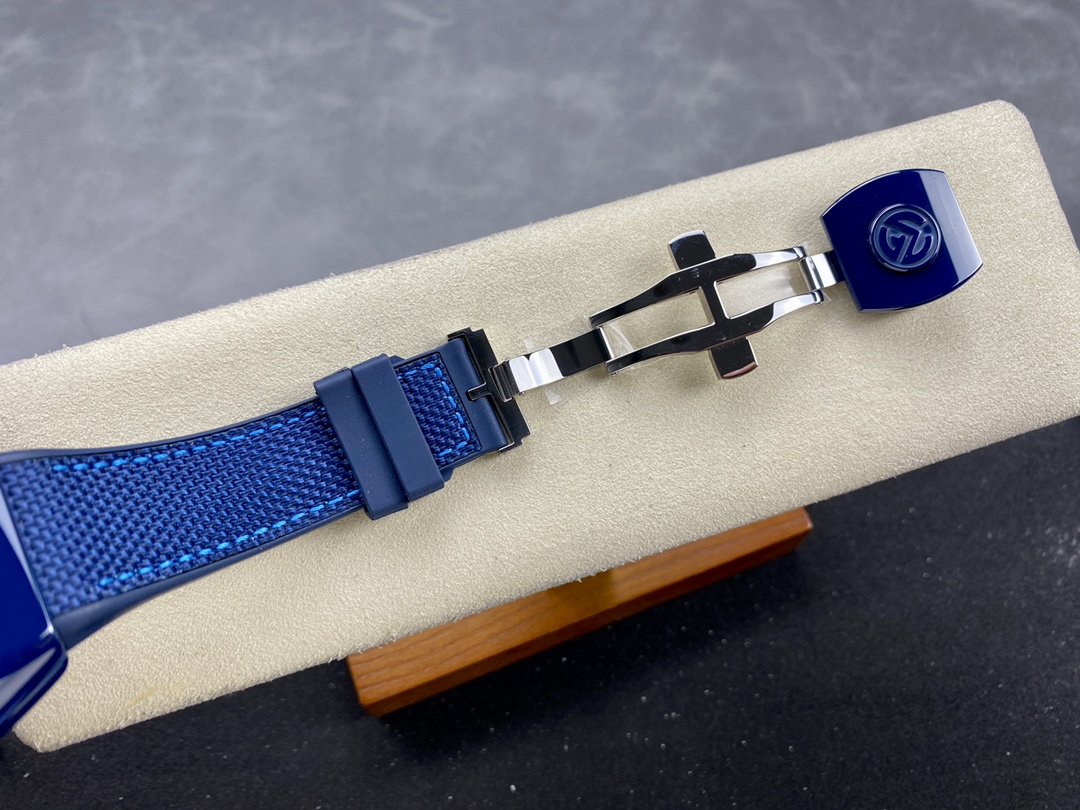 Swiss Franck Muller Framulan V45 Ceramic Yacht Model Blue 45mm - Replica Factory