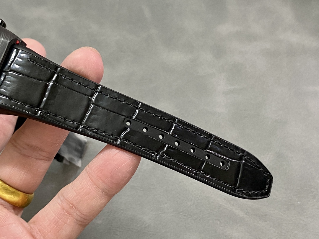 Franck Muller Skeleton V45 T SQT Black Strap 35.6mm×40.6mm - Replica Factory