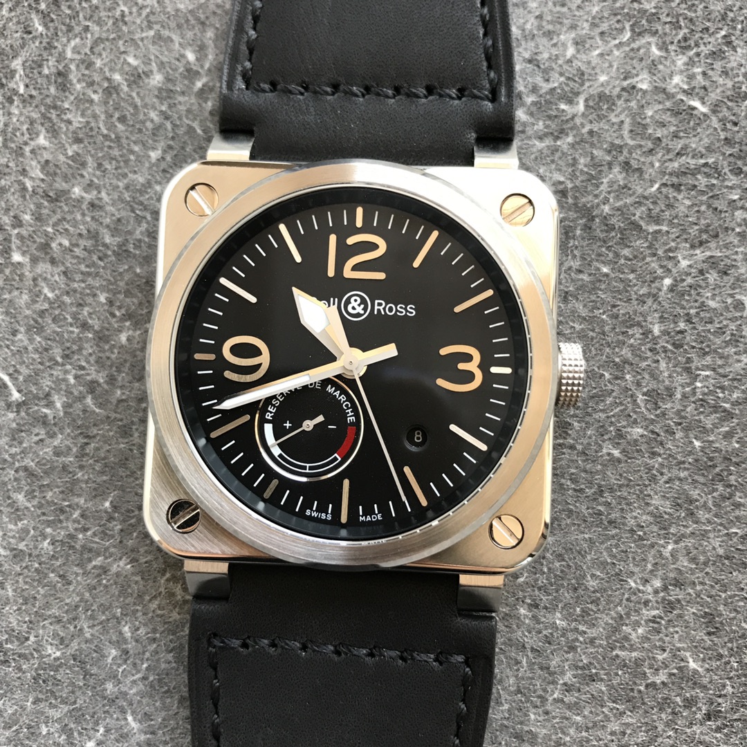 Bell & Ross INSTRUMENTS series BR0397-BL-SISCA2 Black - Replica Factory