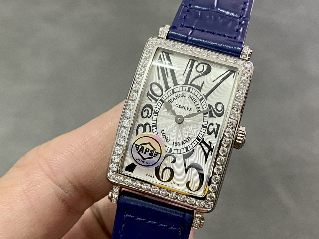 Franck Muller Long Island Quartz Diamond Blue Dial 952QZD1R(AC) - DB - Replica Factory