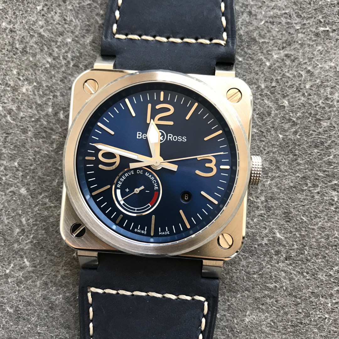 Bell & Ross INSTRUMENTS series BR0397-BL-SISCA2 Blue - Replica Factory