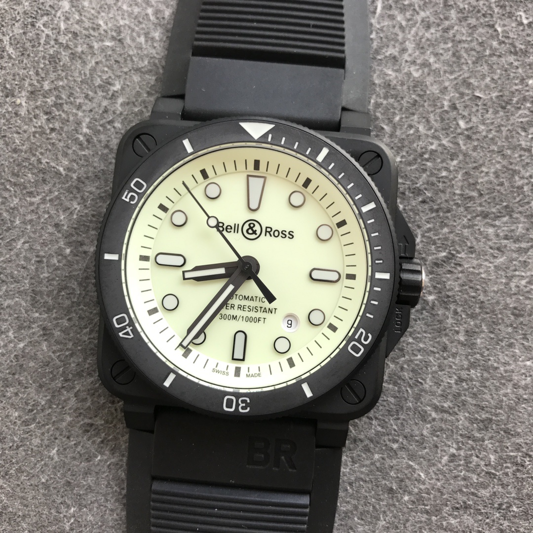 Bell & Ross Br 03 - 92 Diver Full Lum Watch - Replica Factory