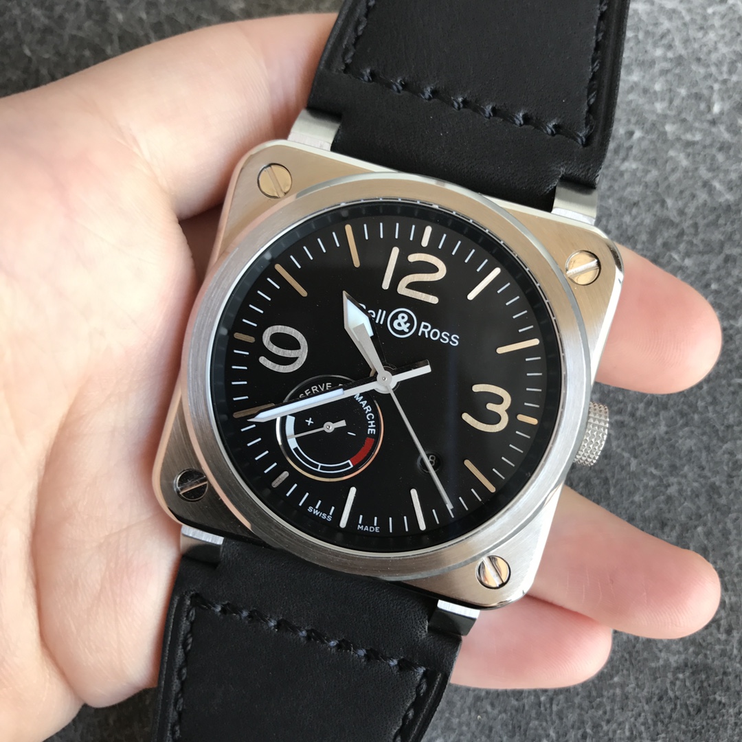 Bell & Ross INSTRUMENTS series BR0397-BL-SISCA2 Black - Replica Factory