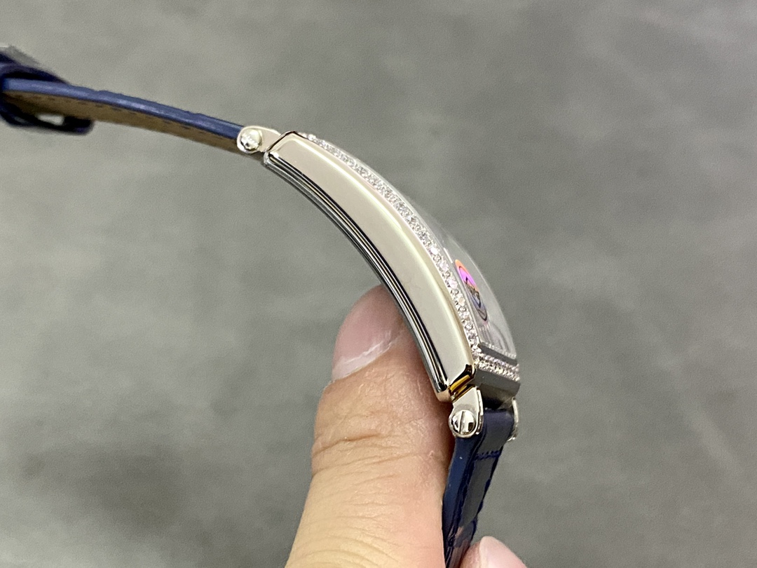 Franck Muller Long Island Quartz Diamond Blue Dial 952QZD1R(AC) - DB - Replica Factory