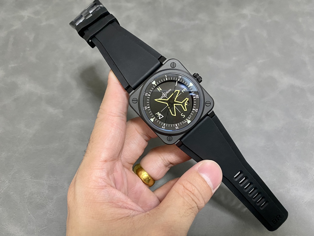 Bell & Ross BR 03 Gyrocompass Square Pilot - Replica Factory