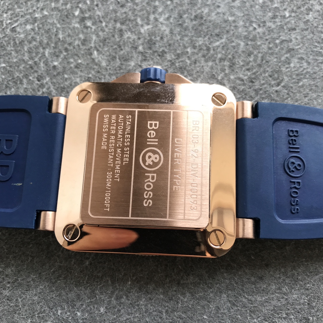 Bell Ross BR 03 92-D-BL-ST/SRB Blue - Replica Factory