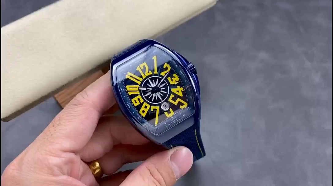 Franck Muller Framulan V45 Ceramic Yacht Model Yellow 45mm