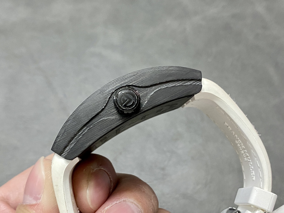 Franck Muller V45 Carbon Fiber Case White Dial - Replica Factory