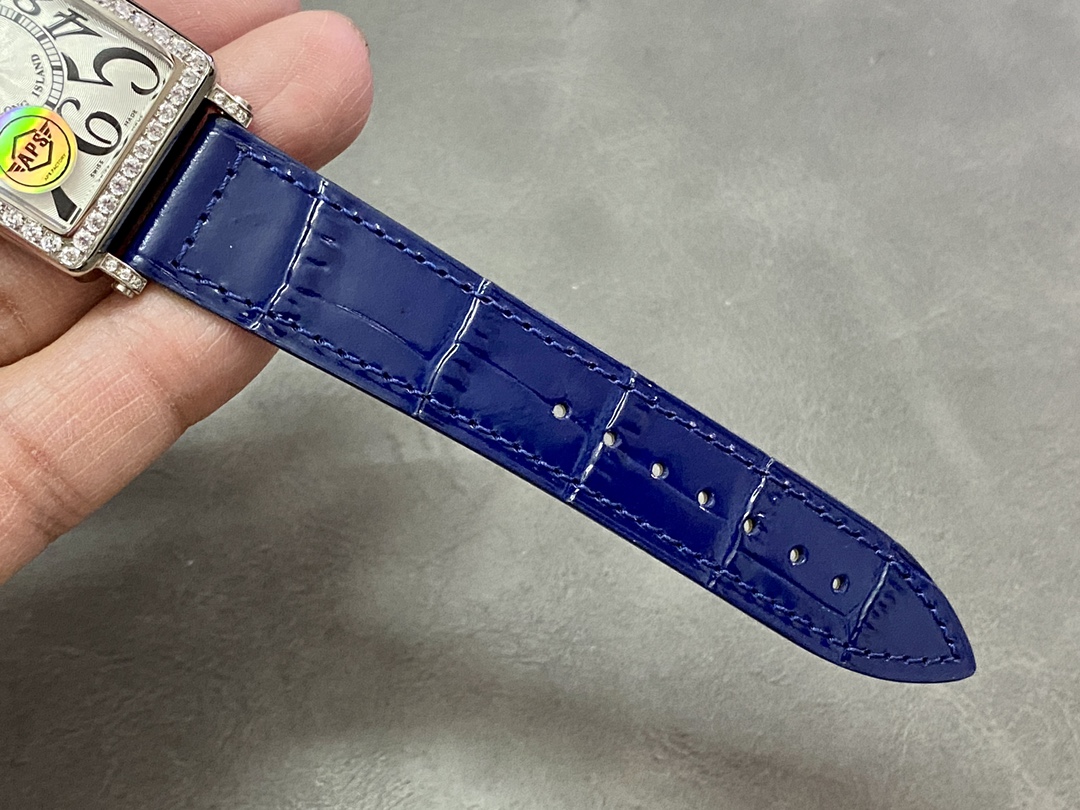 Franck Muller Long Island Quartz Diamond Blue Dial 952QZD1R(AC) - DB - Replica Factory