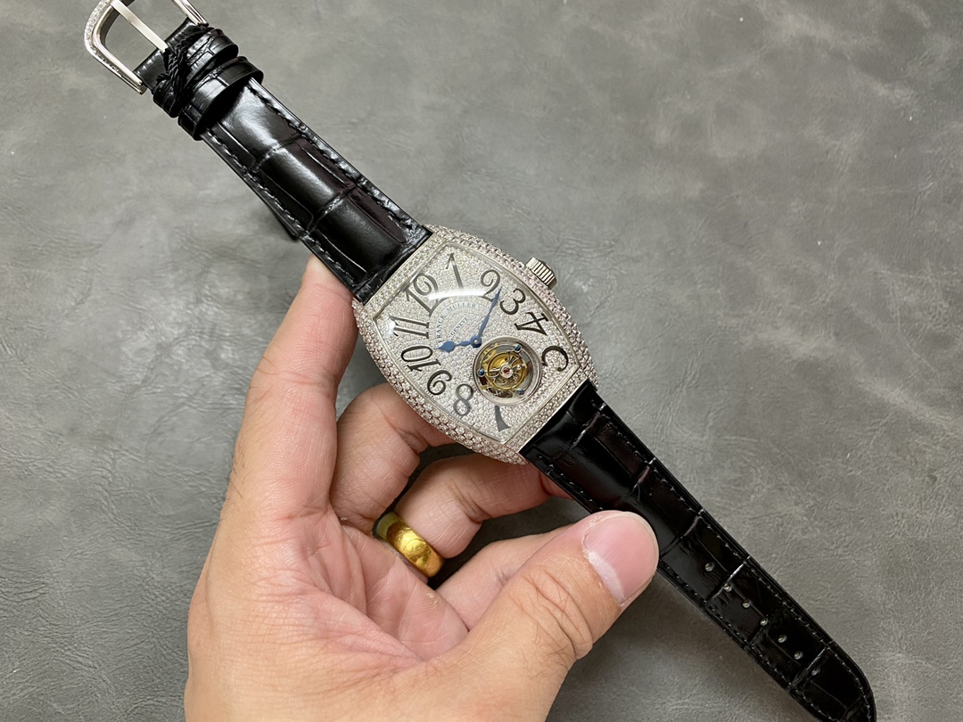 Franck Muller Diamond Tourbillon 8880 T CH D CD WGWB Replica - Replica Factory