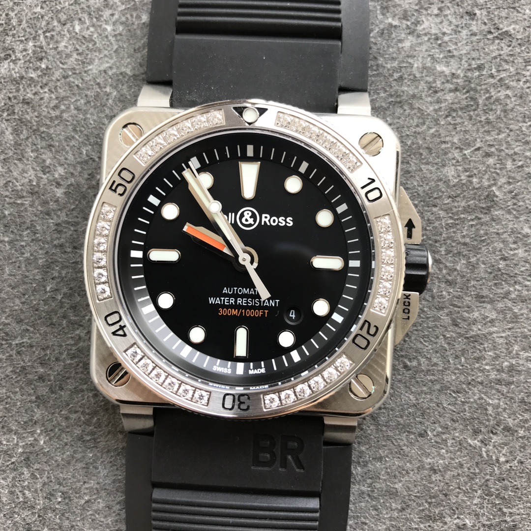 Bell Ross BR 03 92-D-BL-ST/SRB Black Dial - Replica Factory