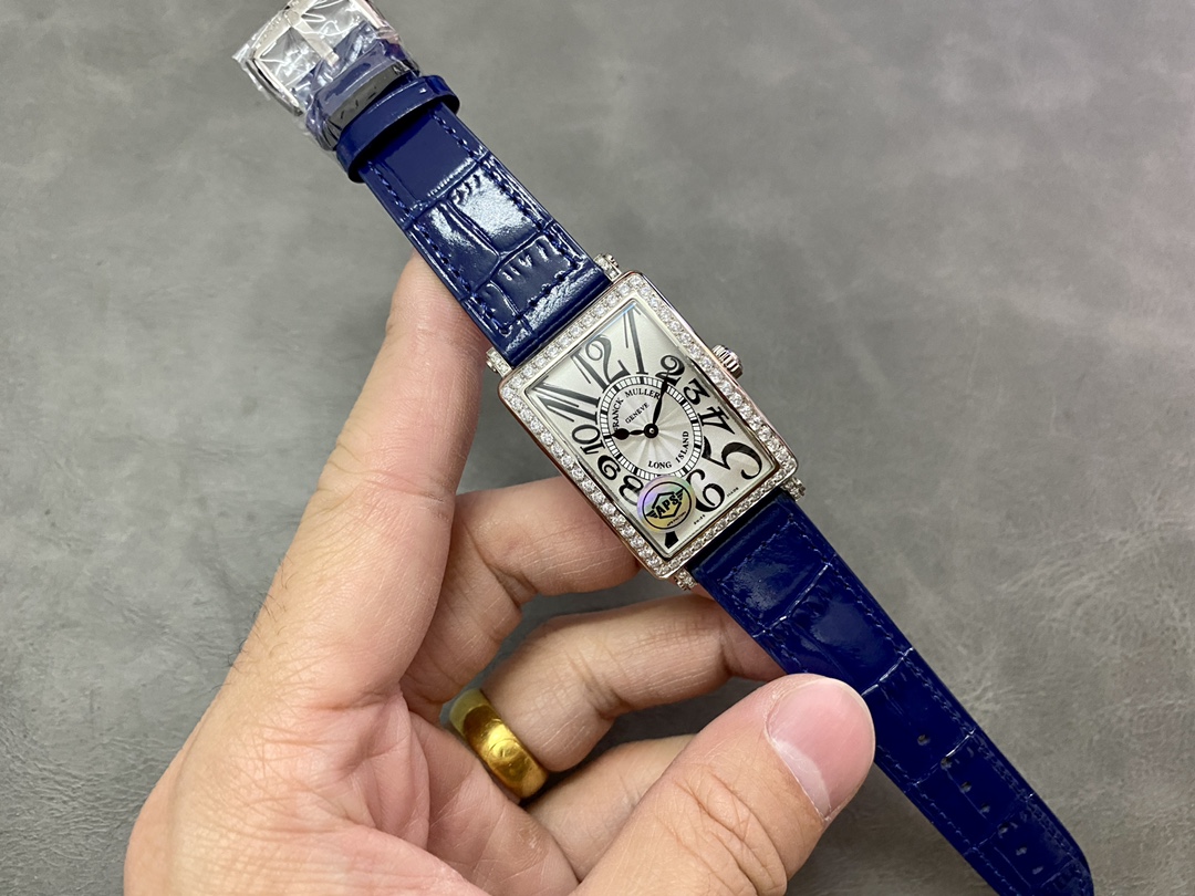 Franck Muller Long Island Quartz Diamond Blue Dial 952QZD1R(AC) - DB - Replica Factory