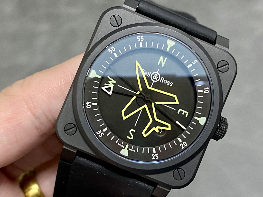 Bell & Ross BR 03 Gyrocompass Square Pilot - Replica Factory