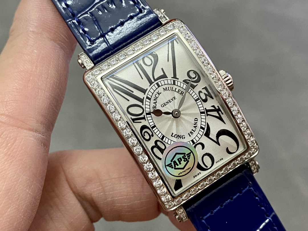 Franck Muller Long Island Quartz Diamond Blue Dial 952QZD1R(AC) - DB - Replica Factory