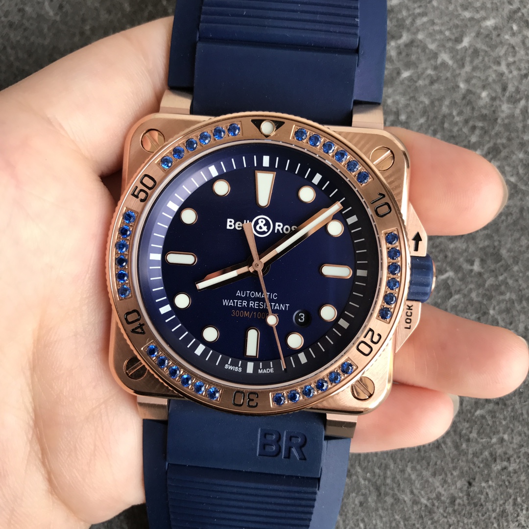 Bell Ross BR 03 92-D-BL-ST/SRB Blue - Replica Factory