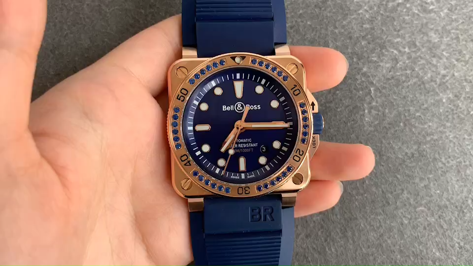 Bell Ross BR 03 92-D-BL-ST/SRB Blue - Replica Factory