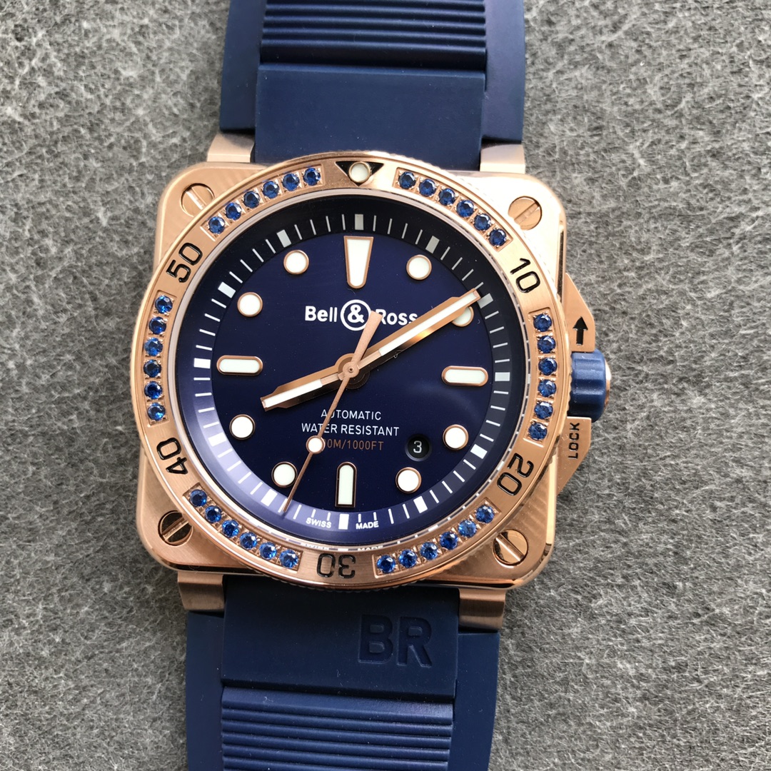 Bell Ross BR 03 92-D-BL-ST/SRB Blue - Replica Factory