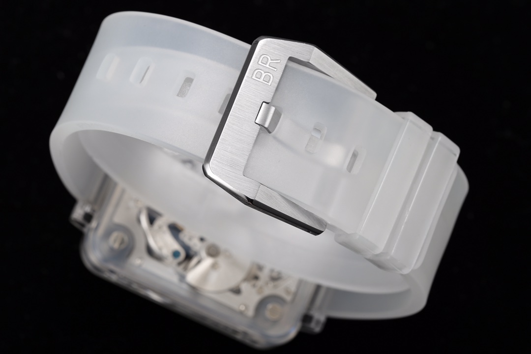 Bell & Ross BR fully transparent tourbillon watch - Replica Factory