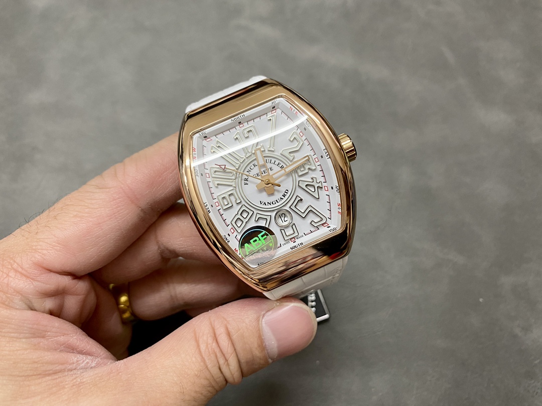 Franck Muller Vanguard Date Rose Gold V 45 SC DT 5N BC - Replica Factory