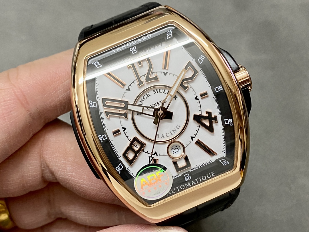 Franck Muller Vanguard Racing Automatic 45SCRCINGWHTGLD - Replica Factory