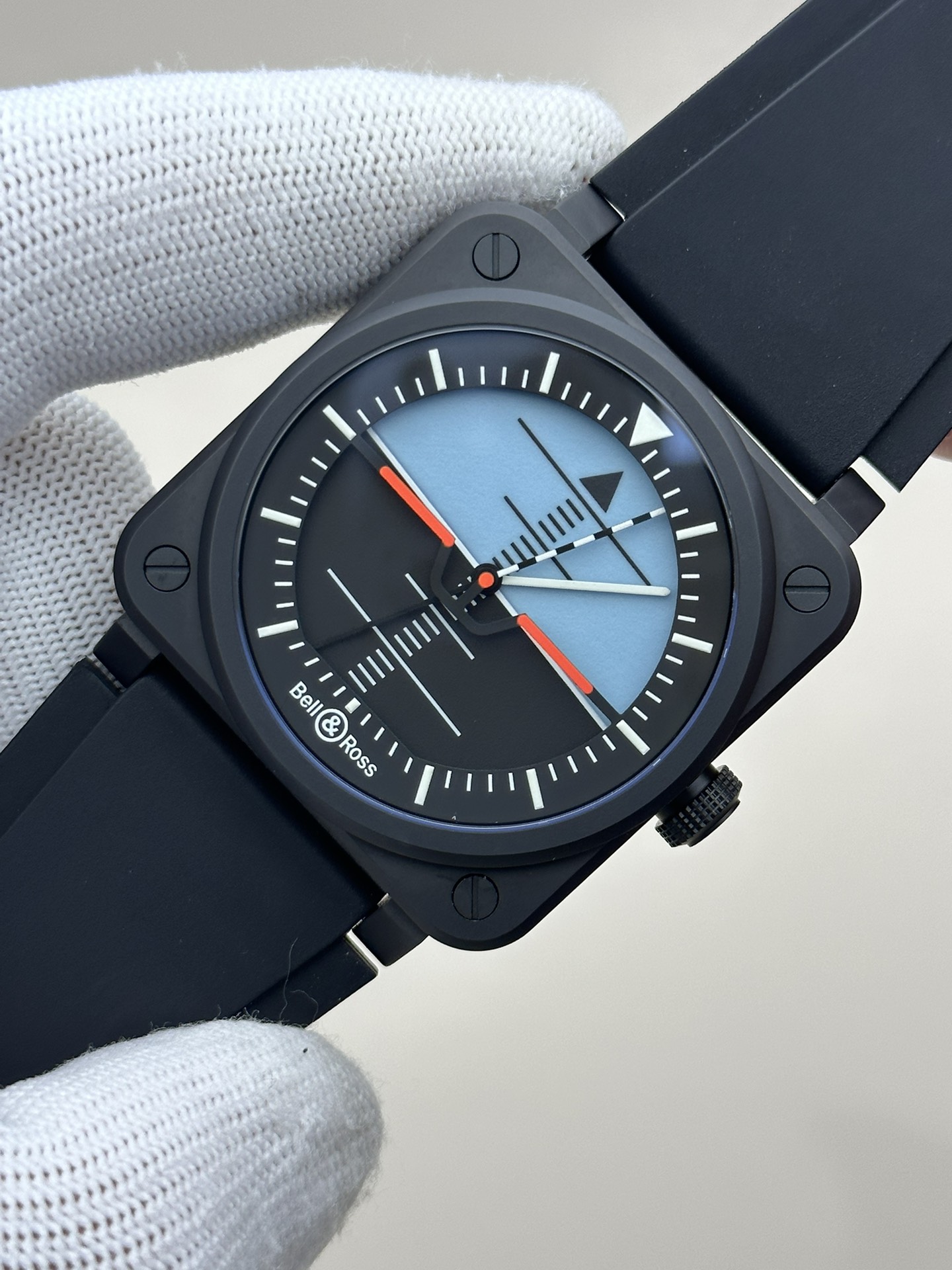 Bell & Ross BR-03 Horizon Limited Edition BR03A-HRZ-CE/SRB 41mm Automatic Mens Watch - Replica Factory