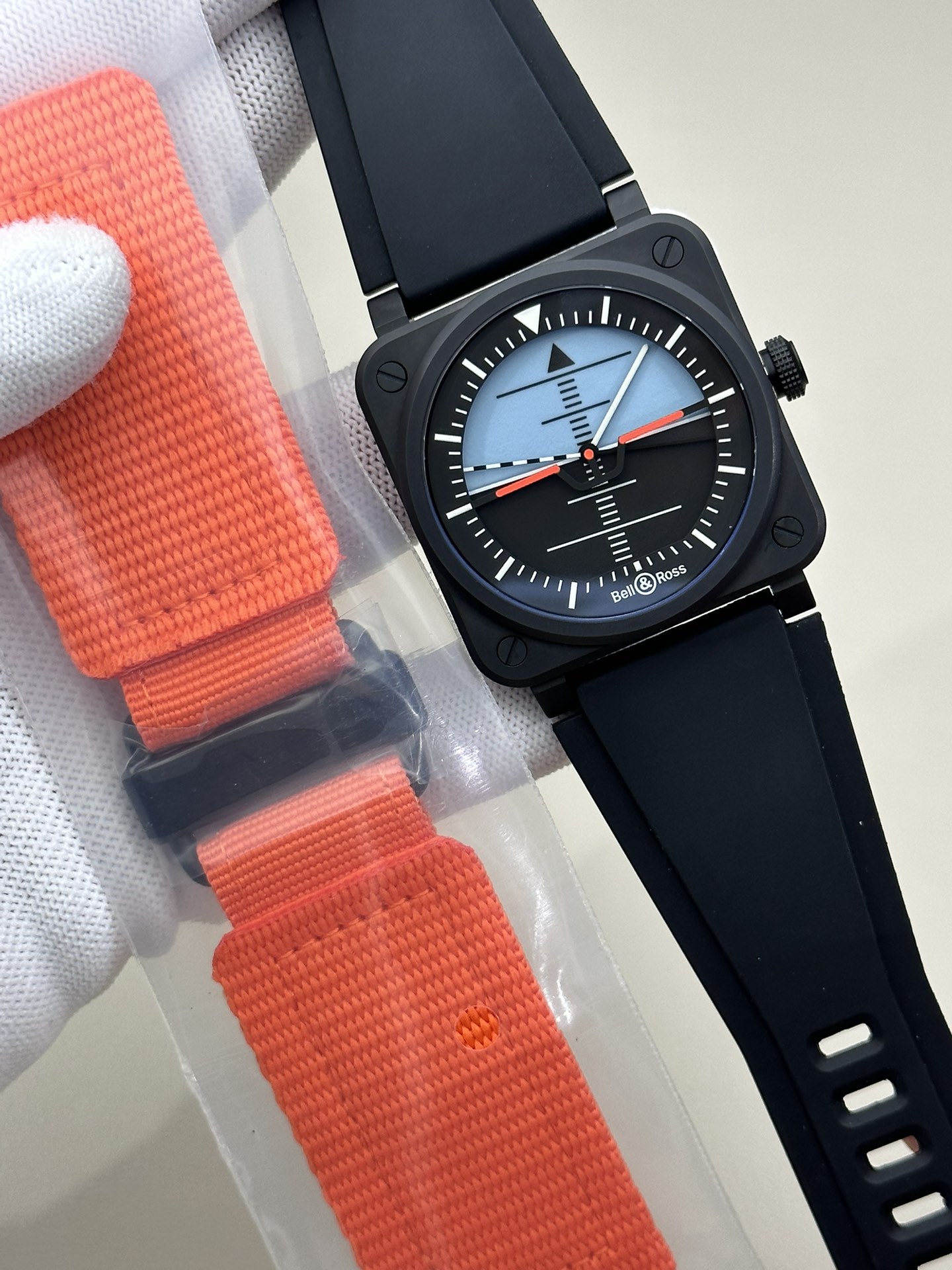 Bell & Ross BR-03 Horizon Limited Edition BR03A-HRZ-CE/SRB 41mm Automatic Mens Watch - Replica Factory