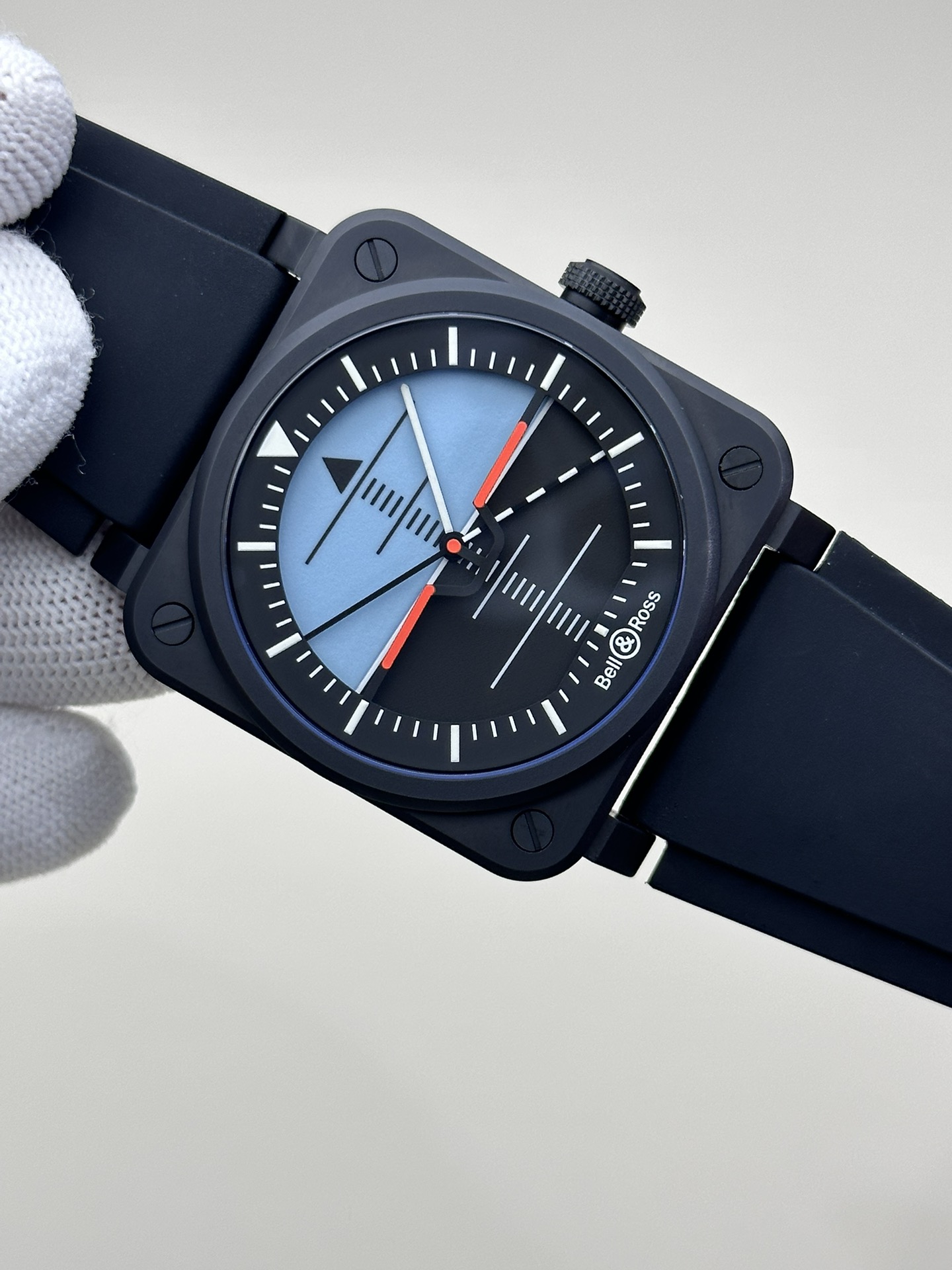 Bell & Ross BR-03 Horizon Limited Edition BR03A-HRZ-CE/SRB 41mm Automatic Mens Watch - Replica Factory