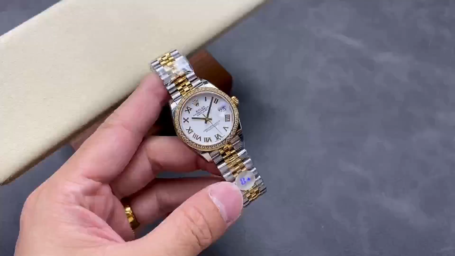 Rolex Datejust 31mm Stainless Steel and Yellow Gold 278383rbr 0002 White Roman Jubilee - Replica Factory