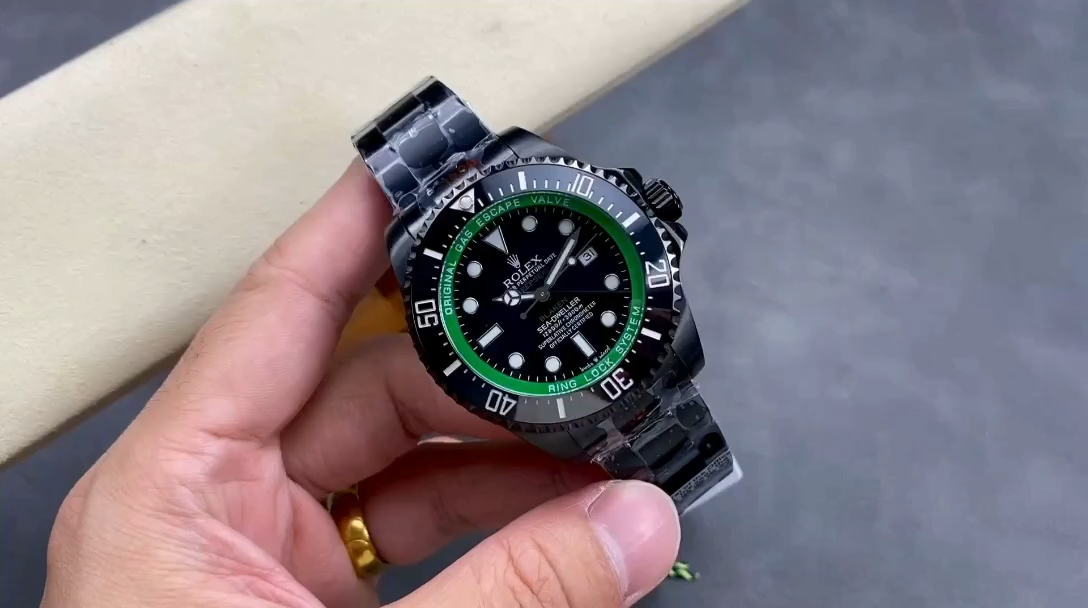 Rolex Sea Dweller Deepsea Mens Blaken Custom Edition 44mm - Video