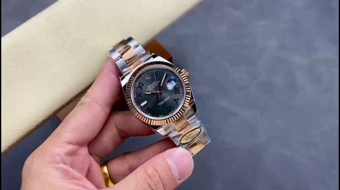 Rolex Datejust 126231 0030 Slate Dial 36mm Oyster Bracelet Watch - Replica Factory