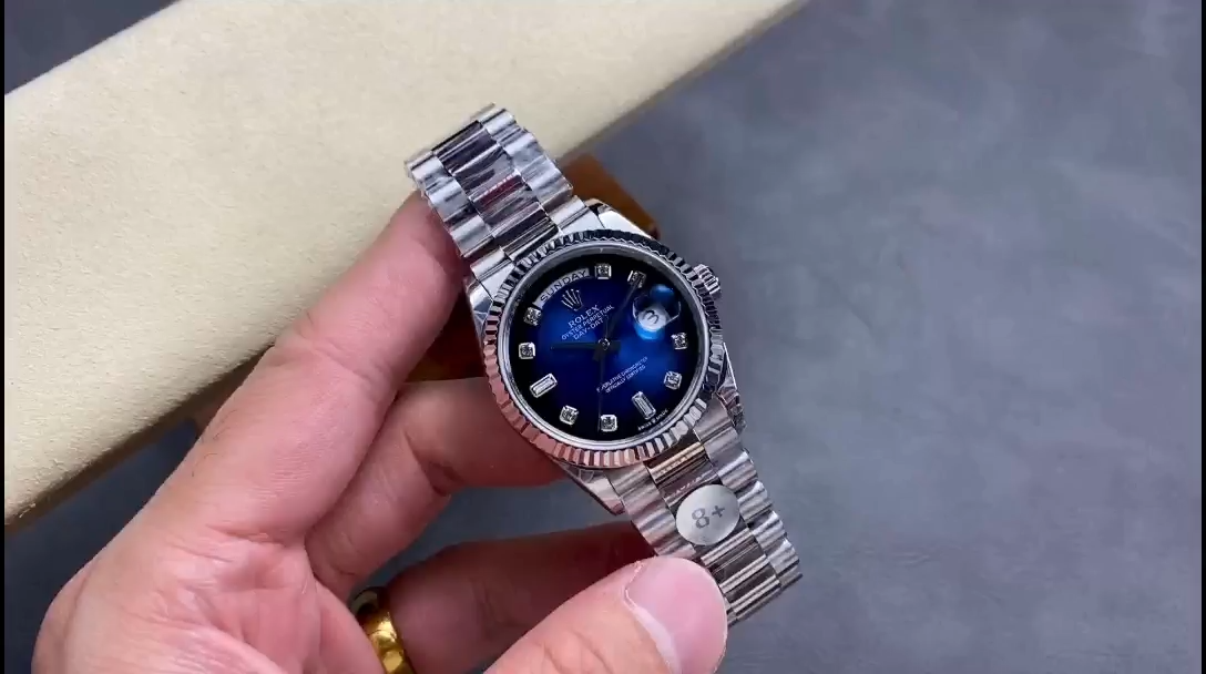 Rolex Day Date 36 Blue Ombre Dial m128236 0005 - Replica Factory