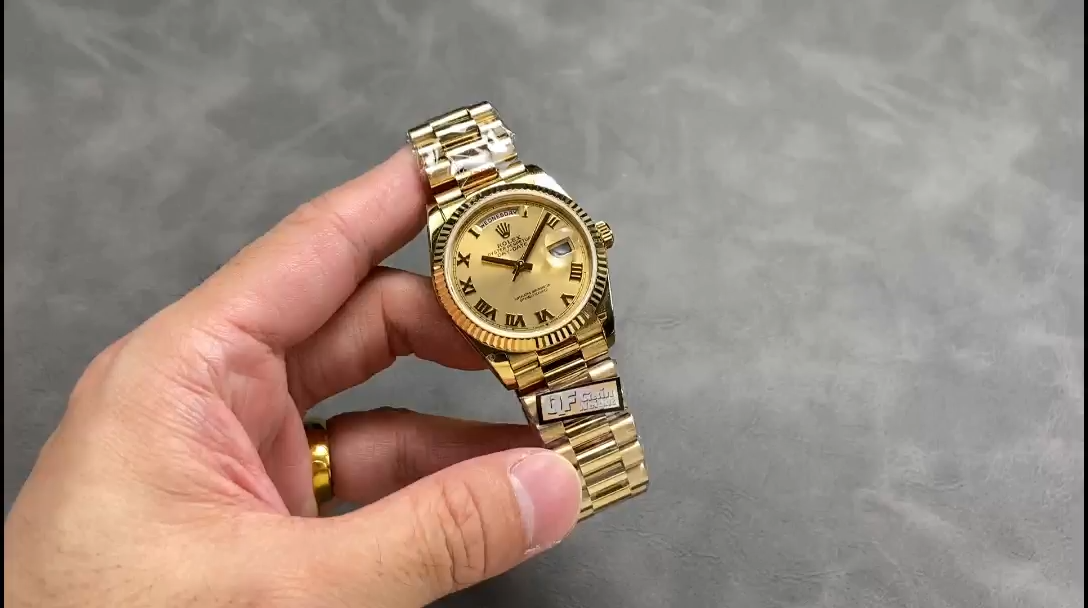 Rolex Day-Date 118238 Champagne Dial 36mm Unisex Replica Watch - Replica Factory