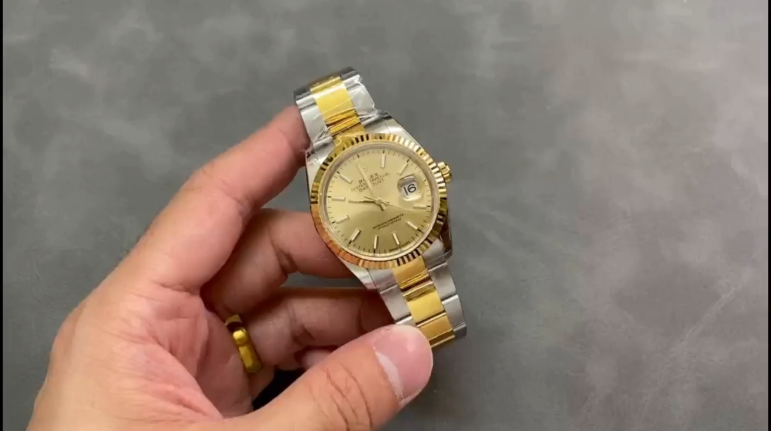 Rolex Datejust 126233 Champagne Index Dial 36MM Unisex Replica Watch - Replica Factory