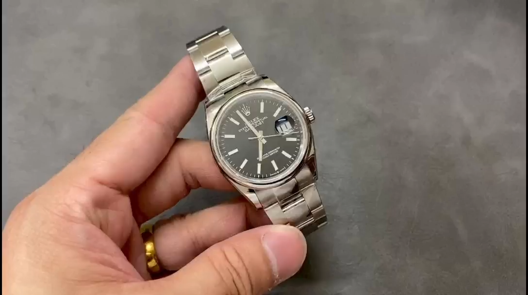 Rolex Datejust 126200 Stainless Steel Black Dial 36MM Unisex Replica Watch - Replica Factory