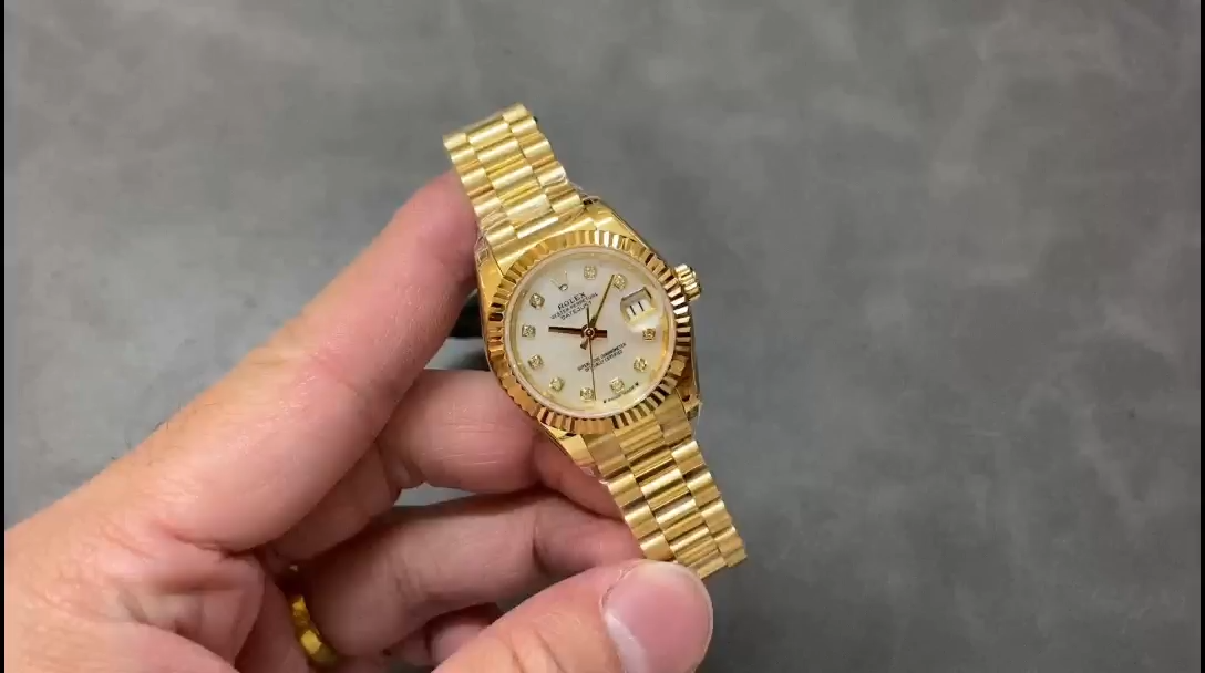 Rolex Datejust m279178 0025 Mother Of Pearl Dial Fluted Bezel 28mm Lady Replica Watch - Replica Factory