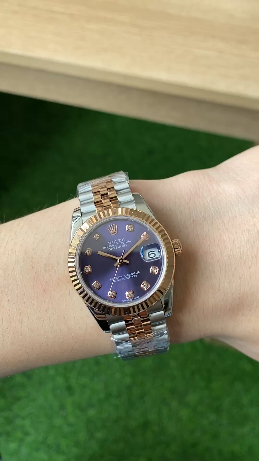 Rolex Datejust 28 Oystersteel and Rose Gold m279171 0015 Lady Watch - Replica Factory