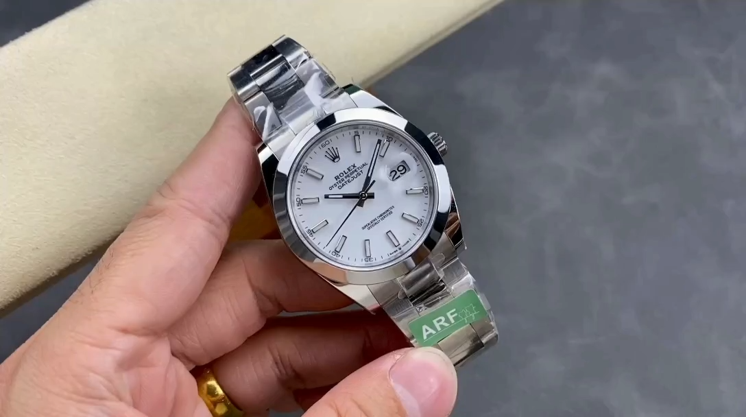 Rolex Datejust 41 Stainless Steel White Dial M126300 0005 Men's Watch - Replica Factory