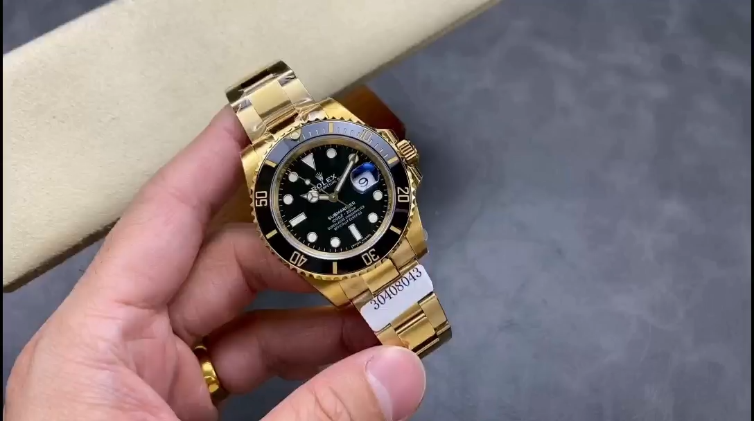 Rolex Submariner Date 116618LN Black Dial 40mm Mens Replica Watch - Video