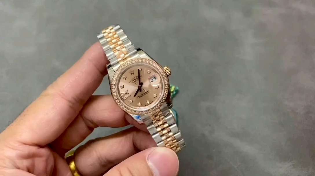 Rolex Datejust 28 Oystersteel and Everose Gold m279381rbr 0027 Women's Watch - Replica Factory