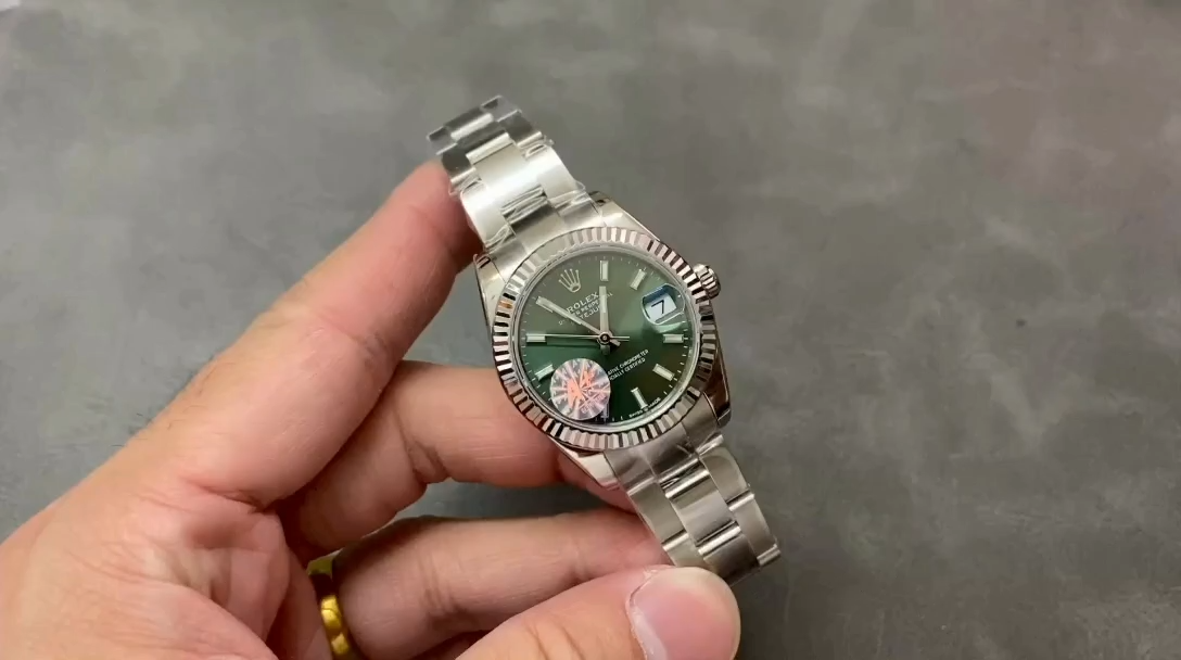 Rolex Datejust 31 White Gold Mint Green Dial M278274 0017 Women's Watch - Replica Factory