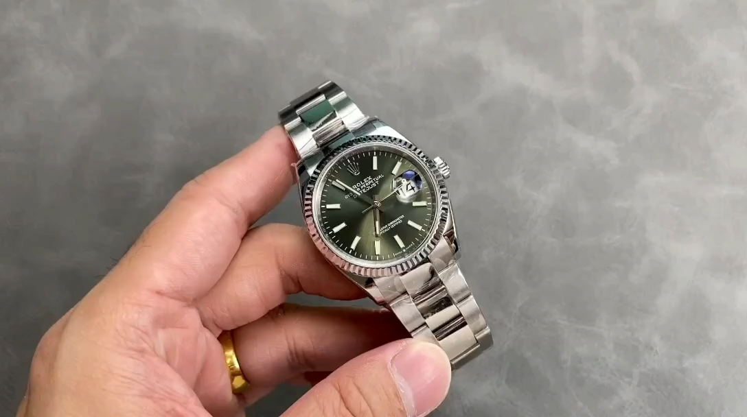 Rolex Datejust 36 White Gold Fluted Bezel 126234 0052 Unisex Watch - Replica Factory