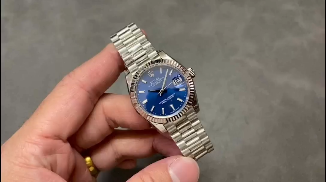 Rolex Datejust 31 Fluted Bezel Blue Dial m278274 Women's Watch - Replica Factory