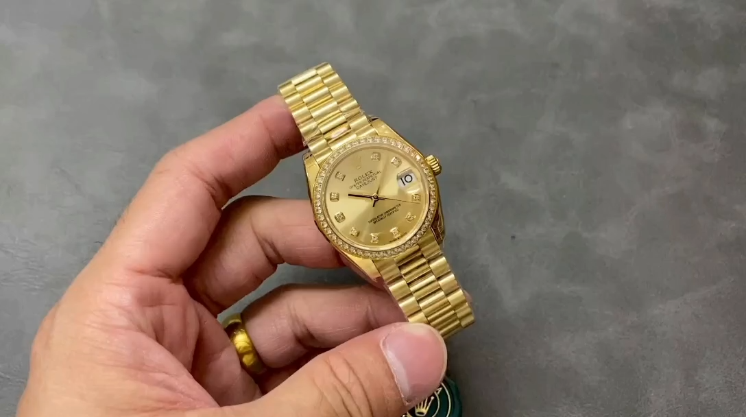 Rolex Datejust 31 Yellow Gold Champagne Dial 278288RBR 0005 Women's Watch - Replica Factory