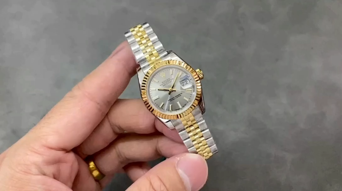 Rolex Datejust 28mm 279173 0019 Silver Index Dial Fluted Bezel 28mm Lady Replica Watch - Replica Factory
