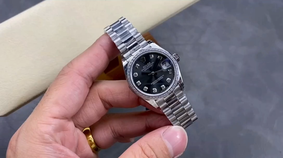 Rolex Datejust 31 White Gold Dark Grey m278289rbr 0006 Women's Watch - Replica Factory