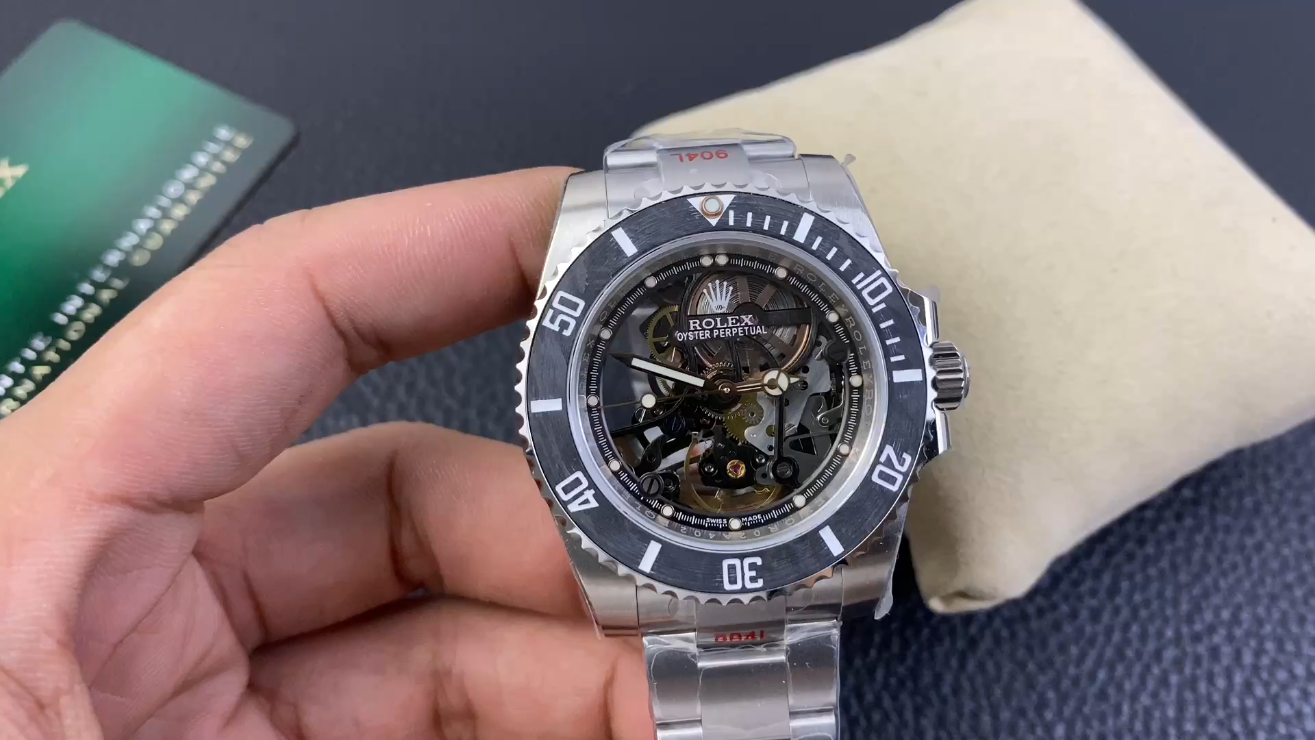 Rolex Submariner 114060 Skeleton Artisans de Geneve Andrea Pirlo Project 40mm - Video