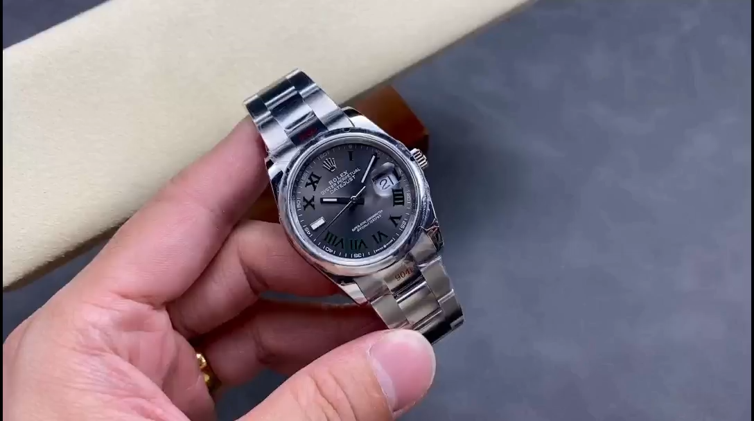 Rolex Datejust 36 Wimbledon Dial Midsize M126234 0046 Luxury Unisex Watch - Replica Factory